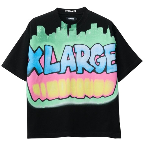 XLARGE Tee City Gorilla Fit Pigment Black [Size: Mens Large] [Colour: Black]