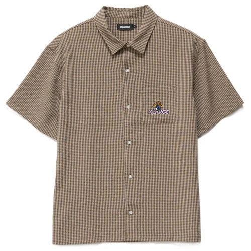 XLARGE Dice Roll Shirt Chocolate [Size: Mens Large] [Colour: Brown]
