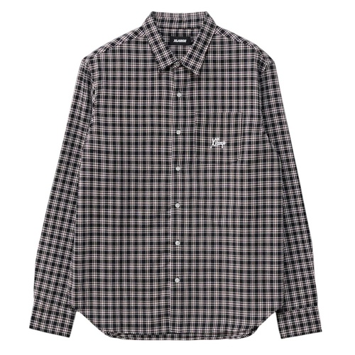 XLARGE Shirt Script Check Black [Size: Mens Large] [Colour: Black]