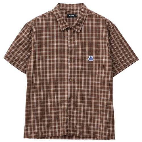 XLARGE Shirt Brian Plaid Chocolate [Size: Mens X Large] [Colour: Brown]