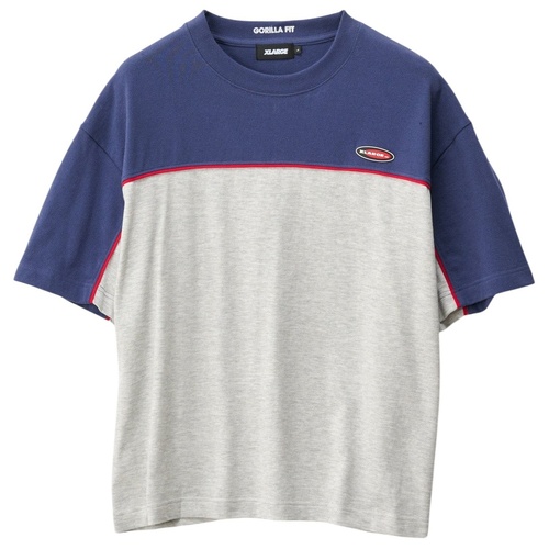 XLARGE Tee Panel Gorilla Fit Navy [Size: Mens Medium] [Colour: Blue]