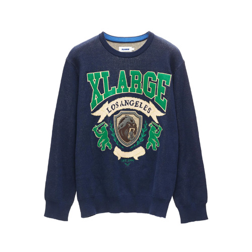 XLARGE Jumper Emblem Logo Sweater Navy [Size: Mens Large]