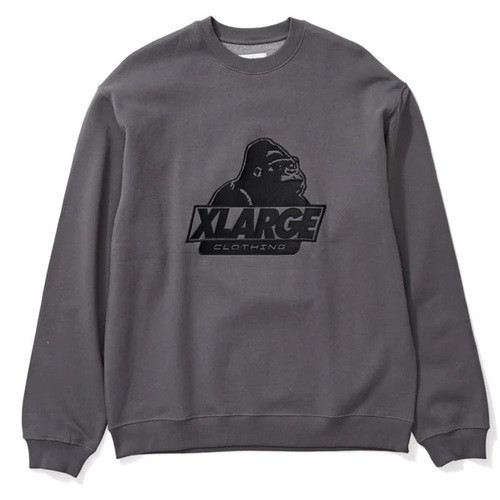 XLARGE Jumper 91 Slanted Logo Crew Charcoal [Size: Mens Medium]