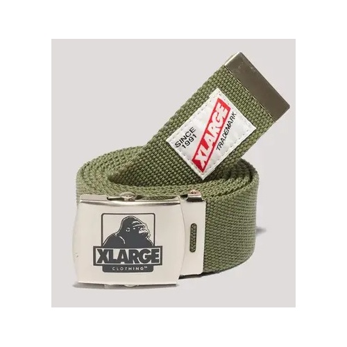 XLARGE Belt Trademark Web Olive