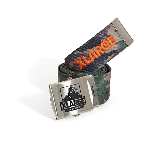 XLARGE Belt 91 Web Woodland Camo