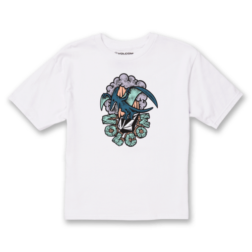 Volcom Youth Tee Dactal White [Size: Youth 2]