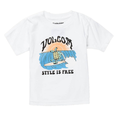 Volcom Youth Tee Style Is Free White Toddler [Size: Youth 2]