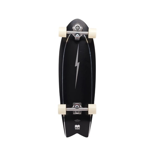 Yow Surfskate Pipe 32 Power Surfing Series Black