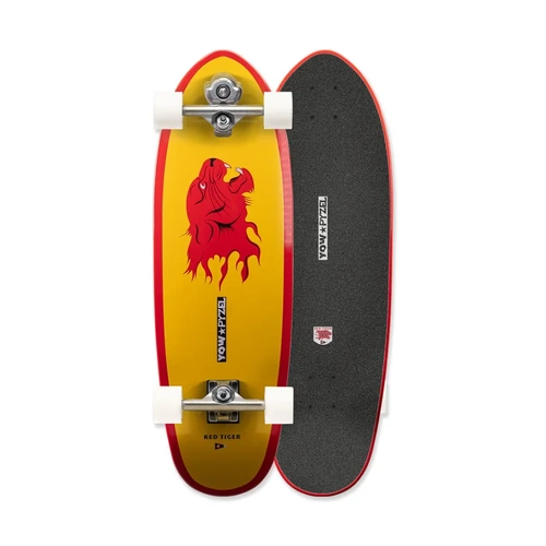 Yow Surfskate Red Tiger 32.6" Pyzel x Yow Surfskate