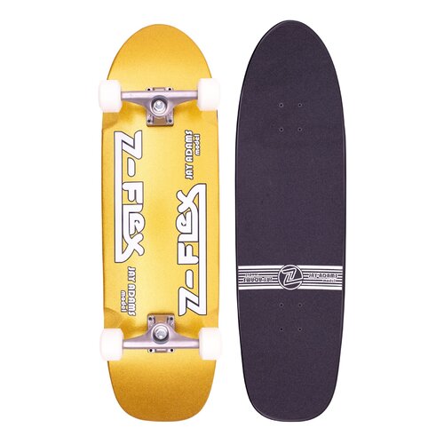Z-Flex Complete Cruiser Metal Flake Pool Gold  9.5