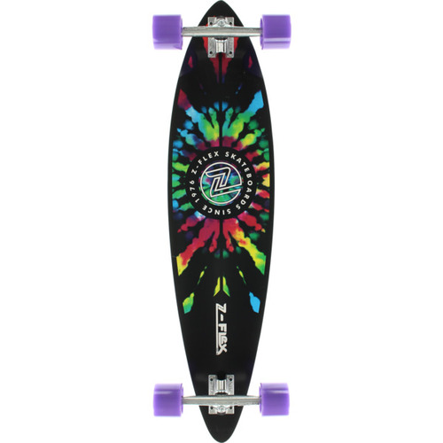 Z-Flex Complete Longboard Pintail Tie Dye/Black