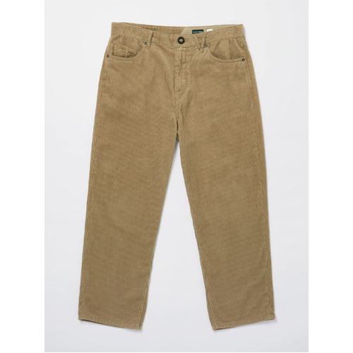 Volcom Pants Billow Tapered Cord Khaki [Size: 32 inch Waist]