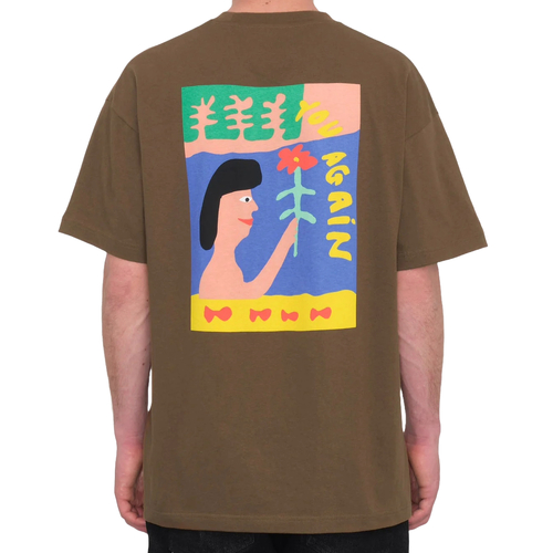 Volcom Tee FA Arthur Longo 1 Dark Earth [Size: Mens Medium]