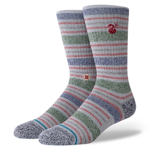 Stance Socks Leslee ST Gry Mens US 9-12