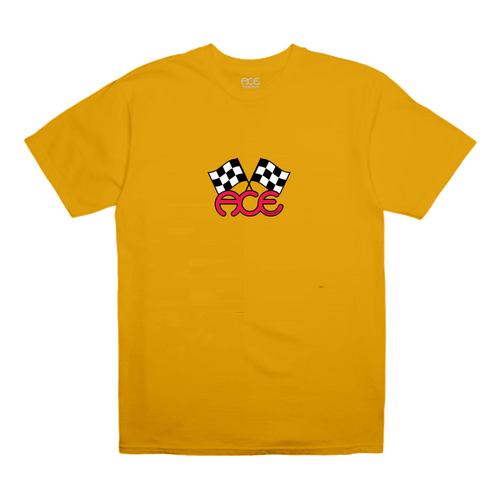 Ace Youth Tee Flagz Gold [Size: Youth 10] [Colour: Gold]