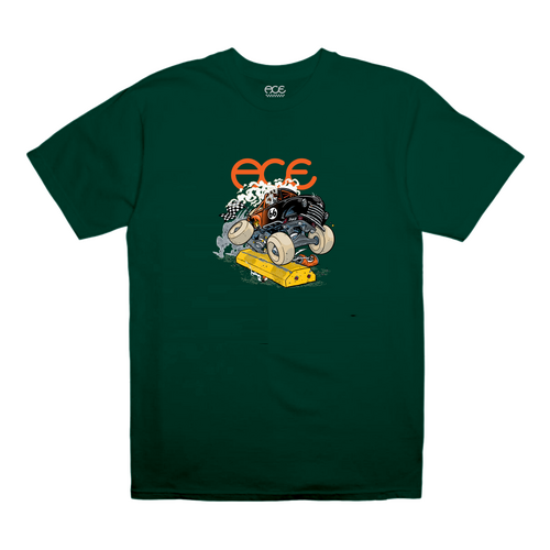 Ace Youth Tee Monster Truck Forest Green [Size: Youth 8] [Colour: Green]