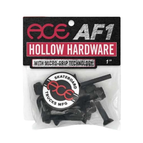 Ace Bolts 1 inch AF1 Hollow Grippers Allen Black