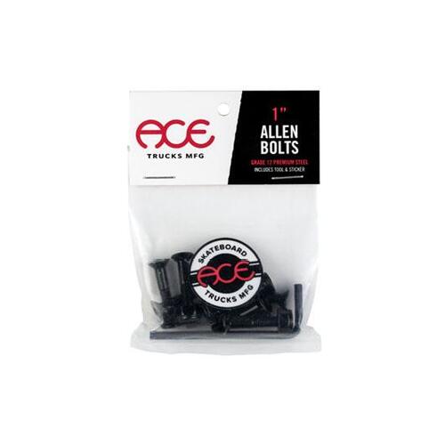 Ace Bolts 1 inch Allen Black