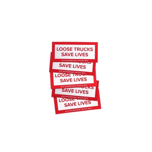 Ace Sticker 3.5 inch Loose Trucks Save Lives
