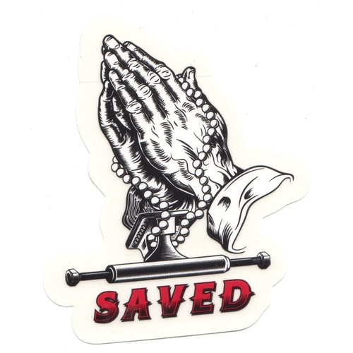 Ace Sticker 3 inch Saved Hands