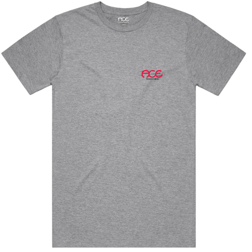 Ace Tee Dragster Grey Marle [Size: Mens Small] [Colour: Grey]