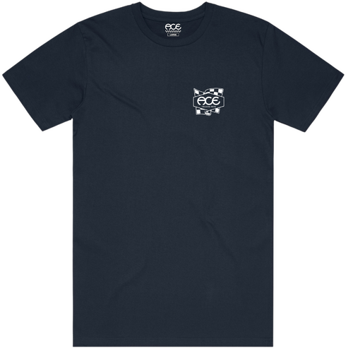Ace Tee Speedway Navy [Size: Mens Small] [Colour: Blue]