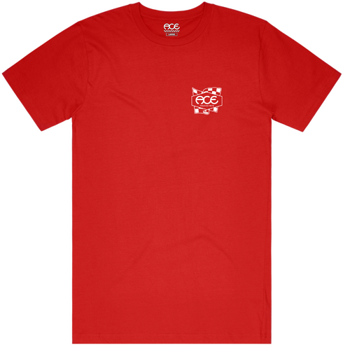 Ace Tee Speedway Red [Size: Mens Small] [Colour: Red]