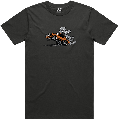 Ace Tee Burnout Coal [Size: Mens Small] [Colour: Grey]