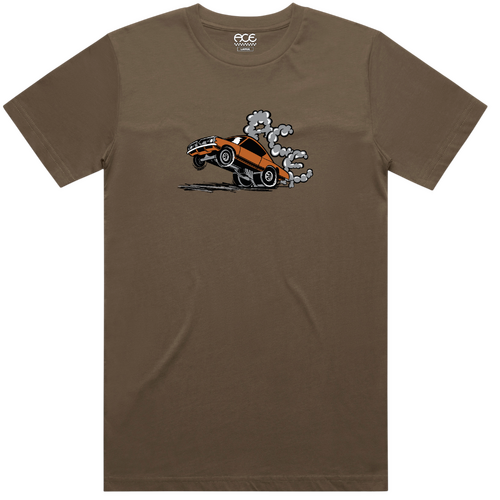 Ace Tee Burnout Walnut [Size: Mens Small] [Colour: Brown]