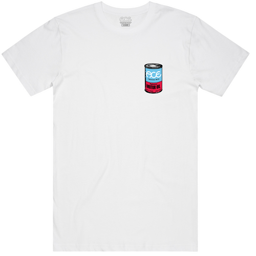 Ace Tee Oil Spill White [Size: Mens Small] [Colour: White]