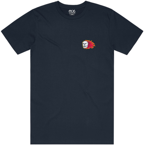 Ace Tee Combust Navy [Size: Mens Small] [Colour: Blue]