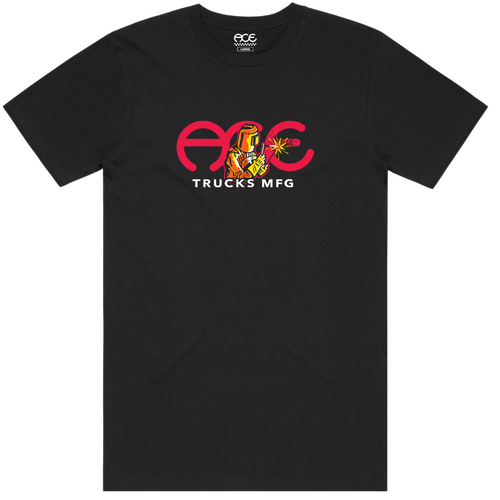Ace Tee Hotbox Black [Size: Mens Small] [Colour: Black]