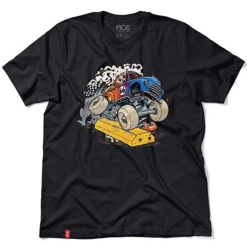 Ace Tee Monster Truck Black [Size: Mens Small]