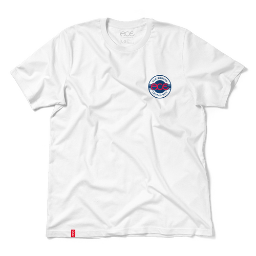 Ace Tee Seal Logo White [Size: Mens Small] [Colour: White]