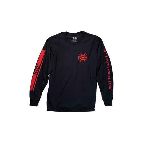 Ace L/S Tee Retro Jersey Black [Size: Mens Medium]