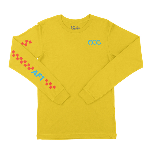 Ace Tee L/S Paddock Gold [Size: Mens Small]