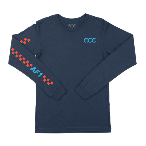 Ace Tee L/S Paddock Navy [Size: Mens Small]
