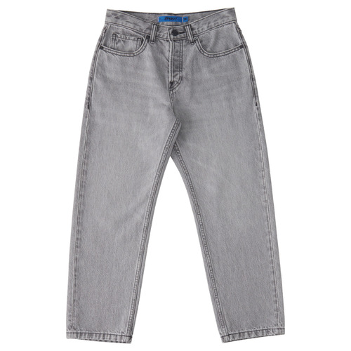 DC Youth Pants Worker Baggy Denim Grey Wash [Size: Youth 10]