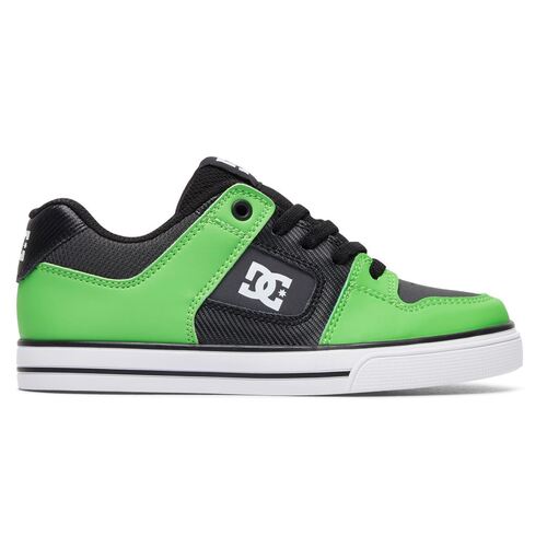DC Youth Pure Elastic Glow In the Dark Green/Grey/White [Size: US 11K]