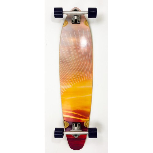 Ark Complete Longboard Sunset Kicktail 38