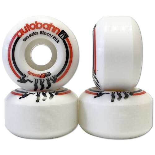 Autobahn Wheels Evolution 52mm 101a White