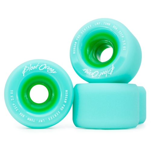 Blood Orange Wheels Morgan Pro 70mm 80a Seafoam