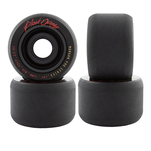 Blood Orange Wheels Morgan Pro 70mm 82a Black