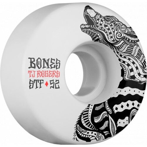 Bones Wheels STF Rogers Wolf V3 52mm