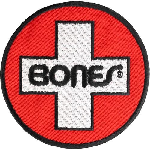 Bones Patch Swiss Circle 3 Inches Wide