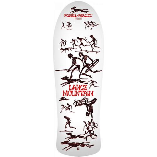 Powell Peralta Deck 9th Series Lance Mountain White