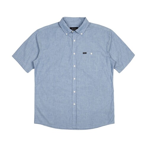 Brixton Shirt Central Woven Light Blue Chambray [Size: Mens Medium]