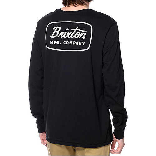 Brixton Tee L/S Jolt Premium Black [Size: Mens Medium]