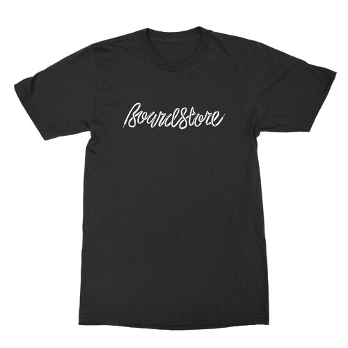 Boardstore Tee Laces Logo Black/White [Size: Mens Small]