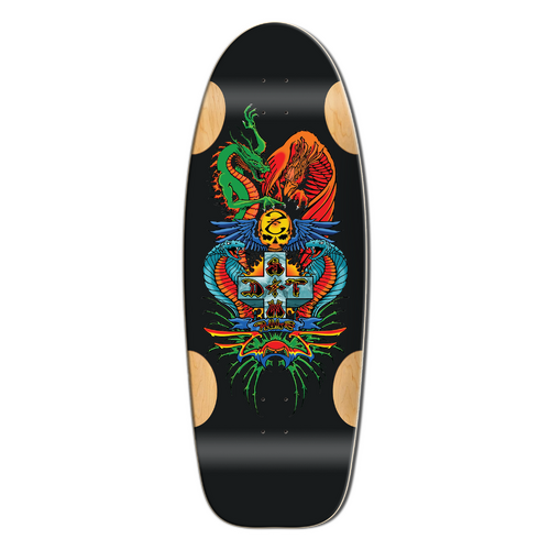 Bulldog Deck Dragons Black Formica 11.875 Inch Width